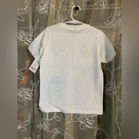 Kids Carter’s White Spaceship Graphic T Shirt - Picture 5 of 11